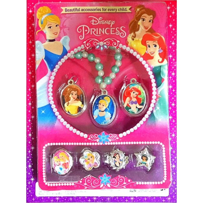 Disney Princess สมุดภาพระบายสีแสนสวย Princess Memories + เครื่องประดับเจ้าหญิงดิสนีย์